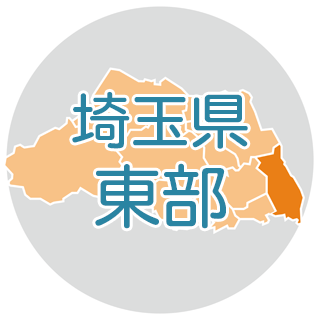 埼玉県東部の地図